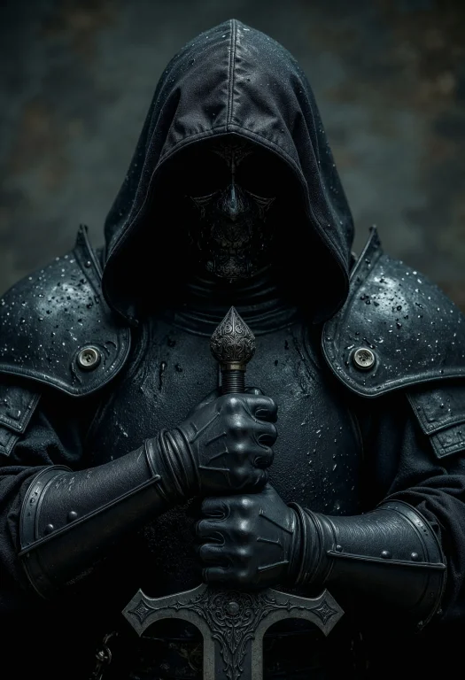 R3alism, A Mysterious, Hooded Figure. The Figure Is Clad In...