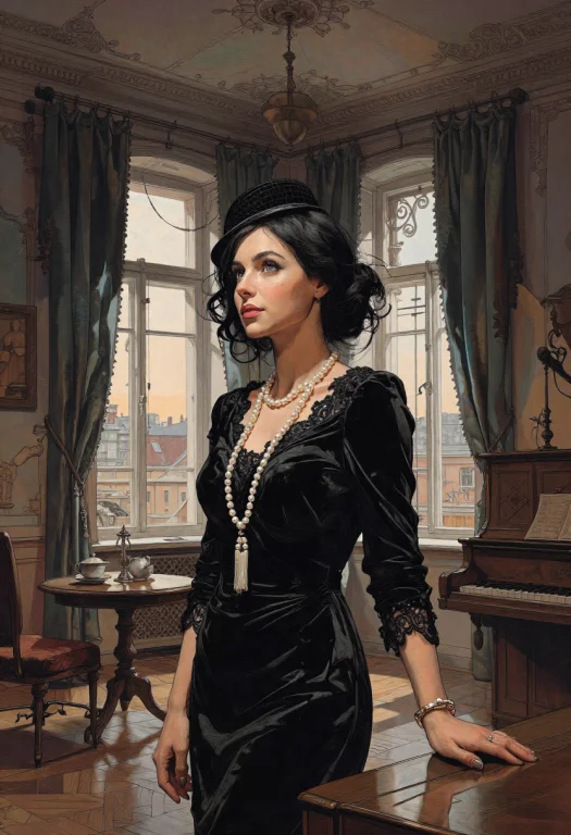 Bradhamel Art Style, A Russian Woman Of Refined Heritage Ins...