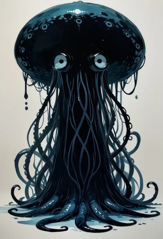 Score9, Score8up, Eldritch Horror Octopus Looking At Camera,...