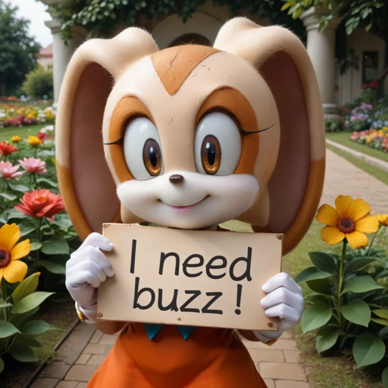 Cream The Rabbit, 1girl, Solo, Female, Shortstack, Smile, Or...