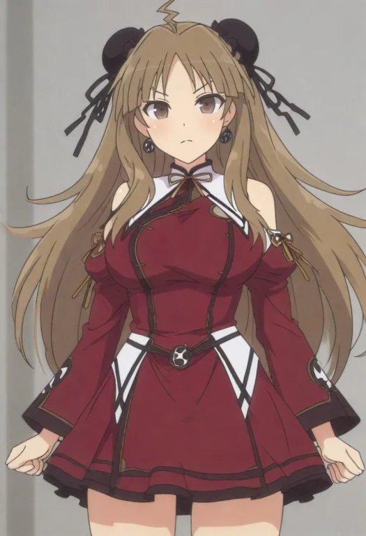 Renka, Renka Senran Kagura, Long Hair, Brown Hair, Brown Eye...