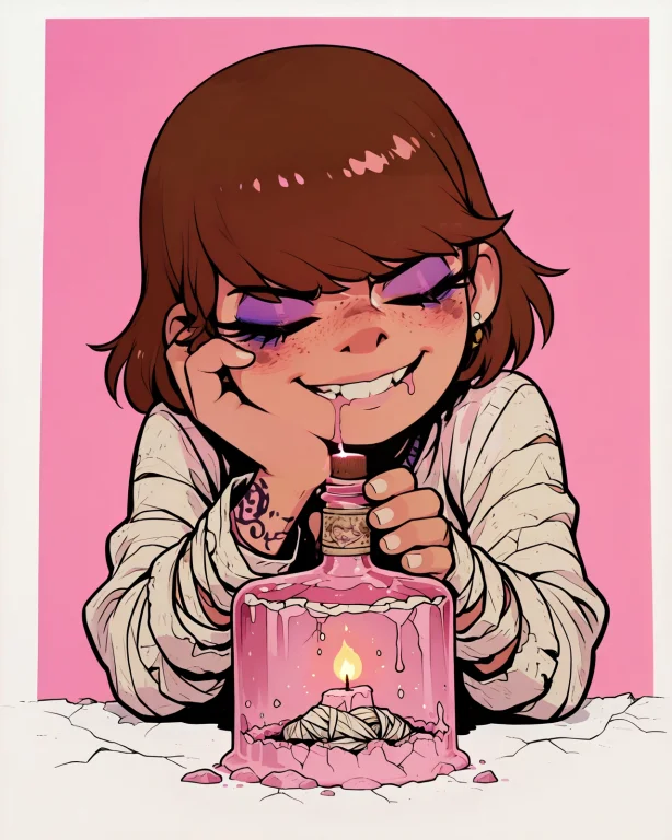 Brown Hair, Short Hair, Freckles, Purple Eyeshadow, The Loud...