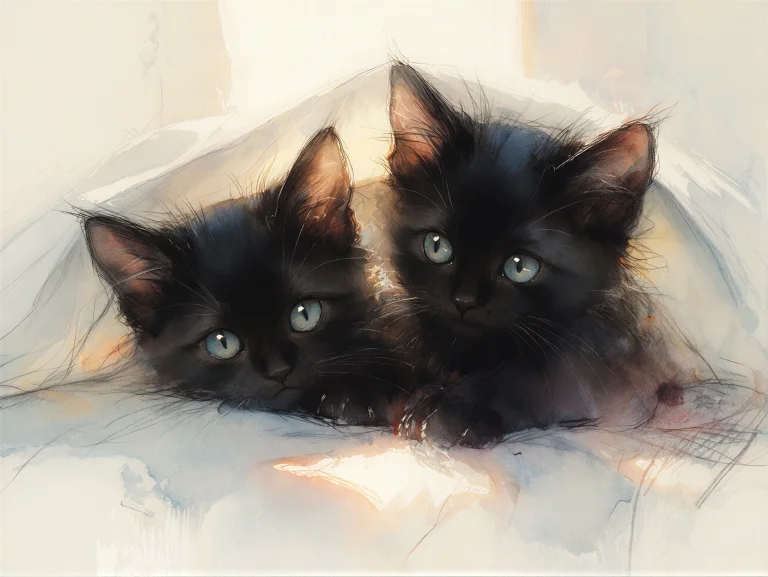 A Tight, Fill-the-frame Composition Capturing Adorable Black...