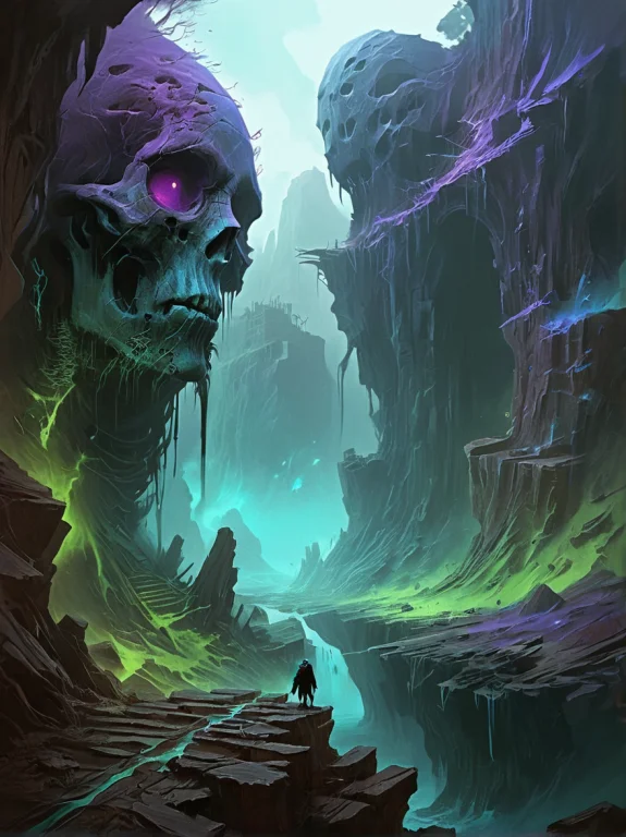 A Highly Detailed Digital Art Piece Featuring A Mysterious E...