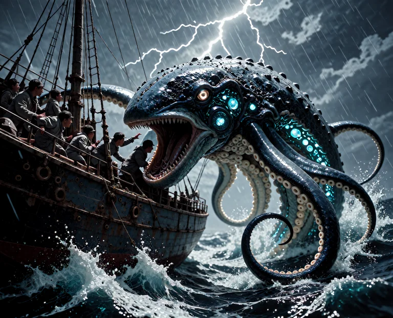 Najeoncraft, Bradhamel Art Style, A Photorealistic, Storm-la...