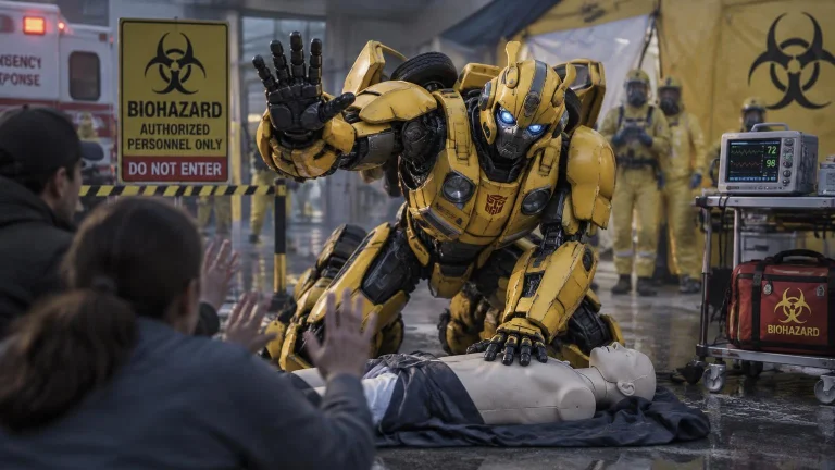 Emergency Resuscitation Drill, Rescue Botsbumblebee Battling...