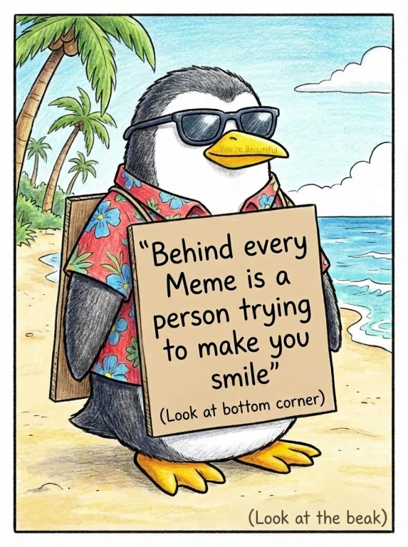 Replace Words On Sign To Say Behind Every Meme Is A Person T...