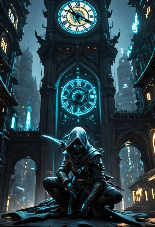 Assasin, A Closeup Of Fantastical Image Of A Assasin False G...