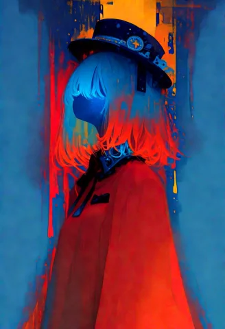 Fun, Little Hat, Red, Orange, Yellow, Blue, Best Quality, Ma... — Stable Diffusion AI Prompt: Fun, little hat, red, orange, yellow, blue, best quality, masterpiece