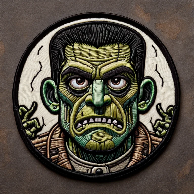 Ral-embroideredpatch Embroidered Patch Of Frankensteins Mons...