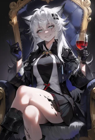 Score7, Score8, Score9, Lapplandrefinedhorrormarearknights,... — Stable Diffusion AI Prompt: score_7, score_8, score_9, (lappland_(refined_horrormare)_(arknights)), 1girl,so...