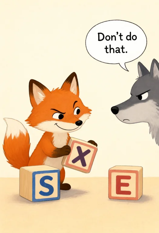 A Cute Storybook-style Illustration With A Playful Adult Jok...