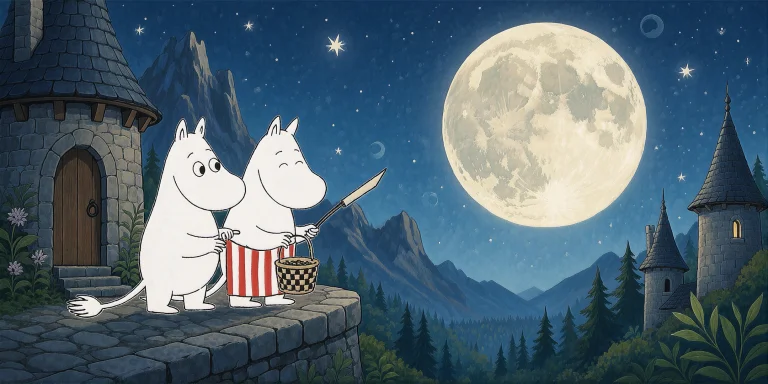 Moomin Goes To The Moon