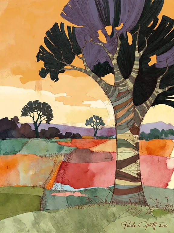 Bradhamel Art Style.the Image Is A Mixed-media Collage-style...