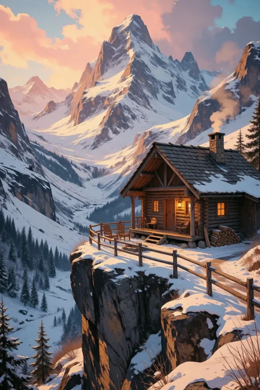 Nature, Breathtaking Photorealistic Mountain Landscape Photo...