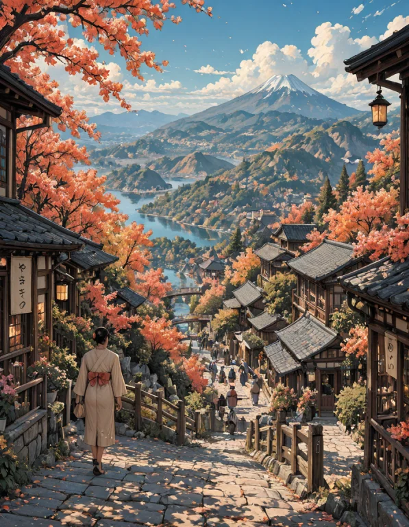 Lorasakurareverieill0.8 Z1os, Terraced Rice Fields Stretchin...