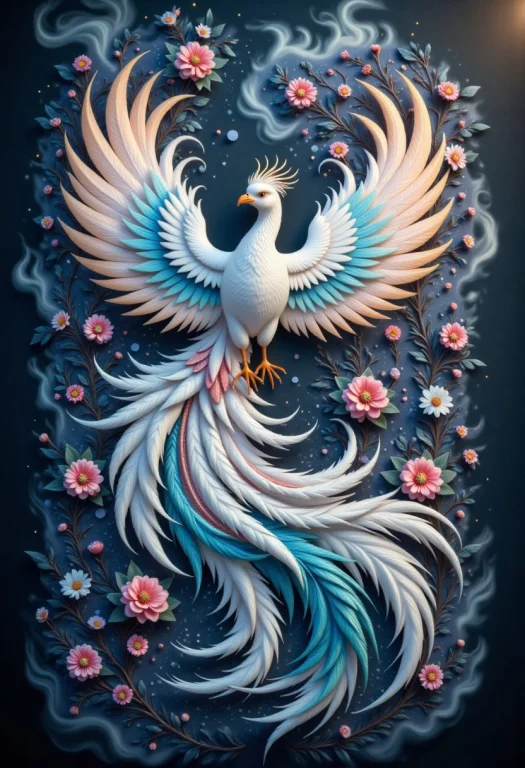 F1cnshanhaij, The Image Depicts A Beautifully Illustrated Ph...