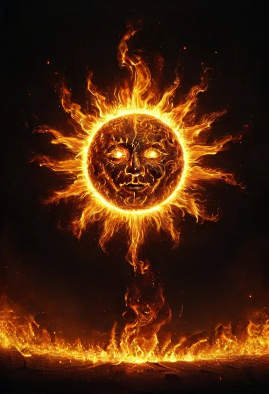 Sun Made Of Flames