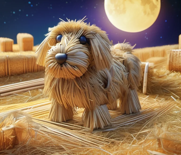 Straw Threads, Hay, Lorastrawthread0.7 Dog0.8, Made Of Straw...