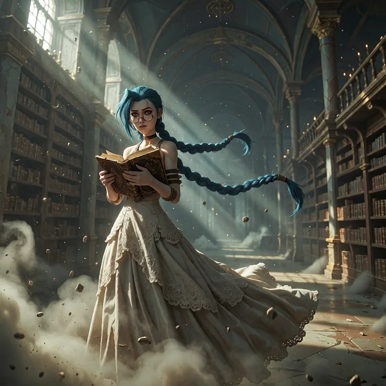 Masterpiece, Highres, Full Body, 1girl... Character Jinx......