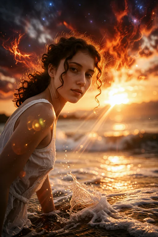 Cinematic Photo. In The Foreground, Left Of The Frame, A 26-...