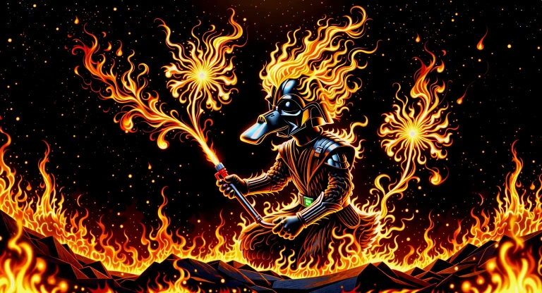 ,flamestyle, Masterpiece, Best Quality1.3, Dark Background,...