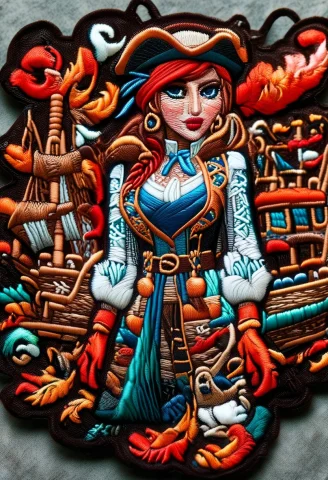 Ral-embroideredpatch2.1, Dramatic Angle1.6, Solo2, Dynamic P... — SDXL AI Prompt: (ral-embroideredpatch:2.1), ((dramatic angle:1.6)), (solo:2), ((dynamic pose:1.9...