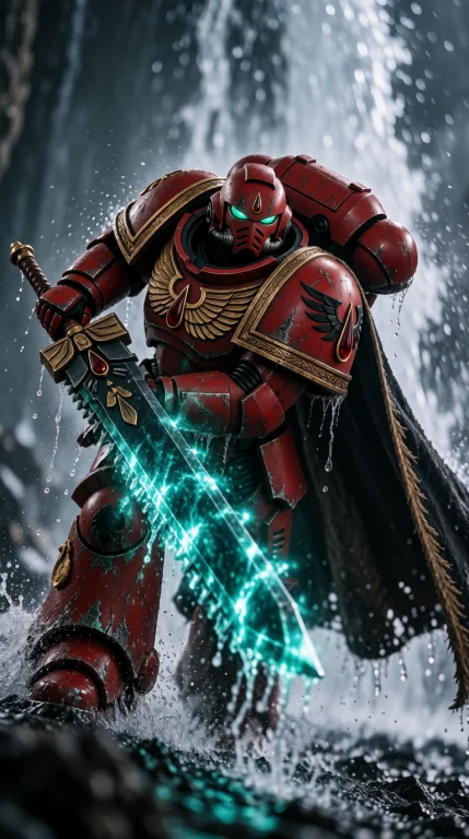 Highly Detailed Magical Cinematic Scene, Dark, Damaged Armor...