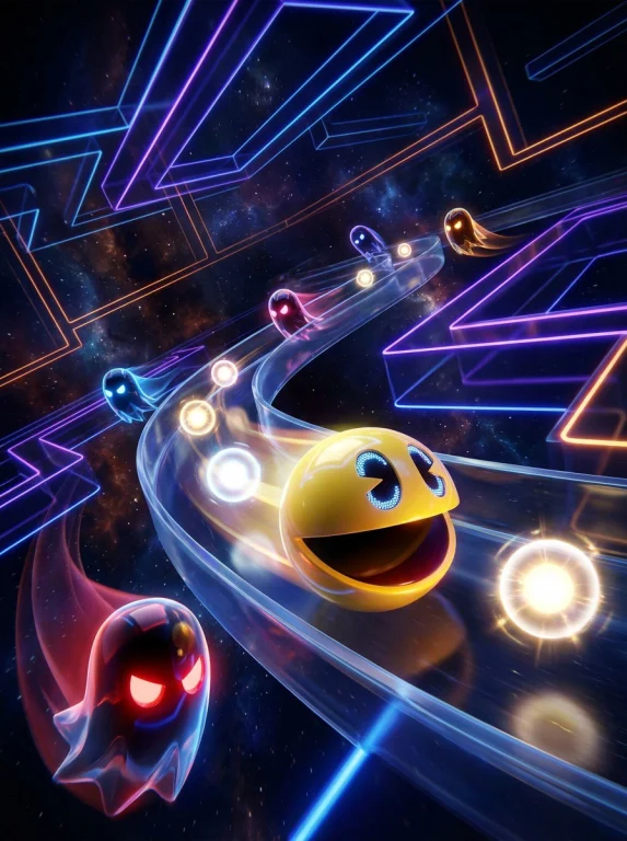 A Bold, Cinematic Reinterpretation Of Pac-man In An Ultra-st...