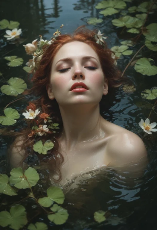 Ophelias Dream, Low Saturation Color Photography, Vintage, G...