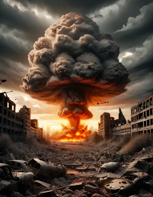 Atomic Bomb Explosion, Abocalyptic Endzeit Loraral-apoctvisn...