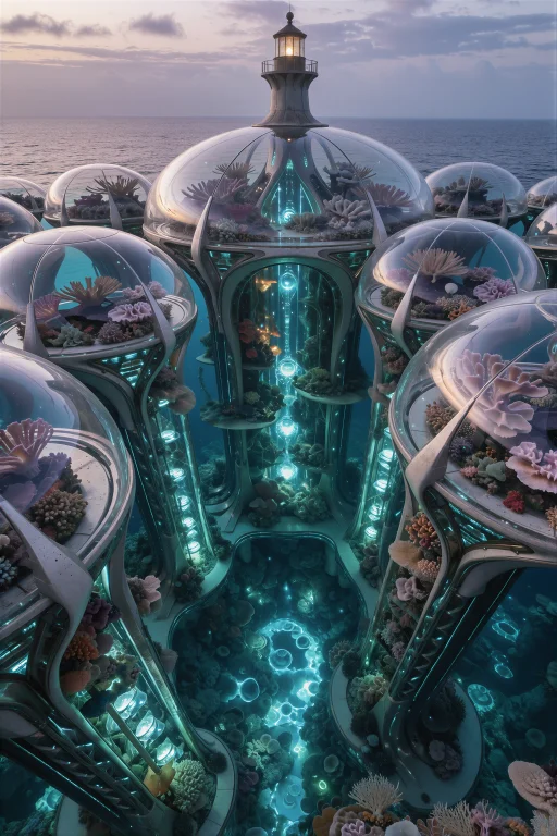 Supergroundview, A Vertical Underwater-adjacent Futuristic C...