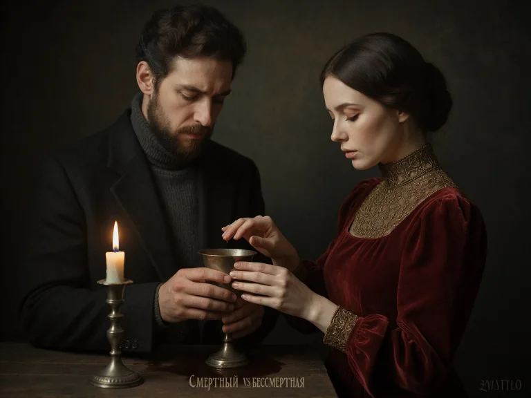 Gothic Realism Photography, A Two-figure Portrait Of One Man...