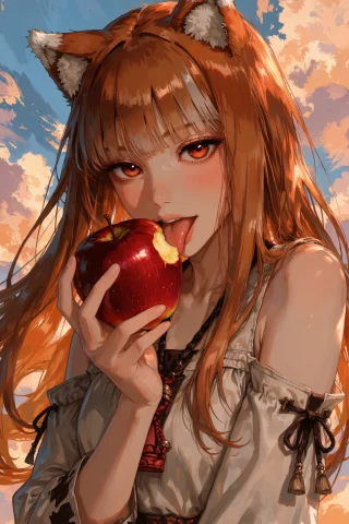 Stunning Apple Illustration — Stable Diffusion AI Prompt: masterpiece, best quality, absurdres, @NJSW33T, @NJSW33T, masterpiece, best qua...