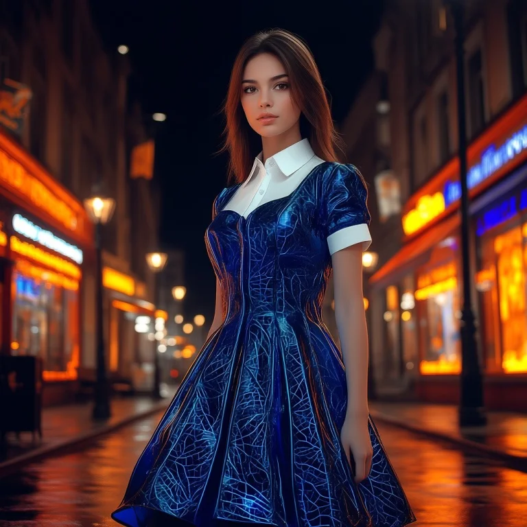 Prompt A Cinematic Digital Art Portrait Of A Young Woman Sta...