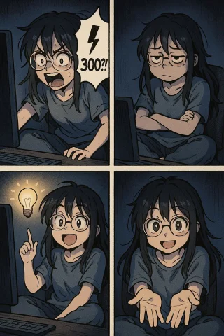 Please Create A Four Panel Colored Manga. The General Settin... — Stable Diffusion AI Prompt: please create a four panel colored manga. The general setting for is a girl sitt...