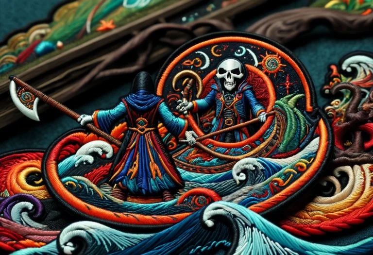 Ral-embroideredpatch, Reach For The Reapers Scythe Sailing T...