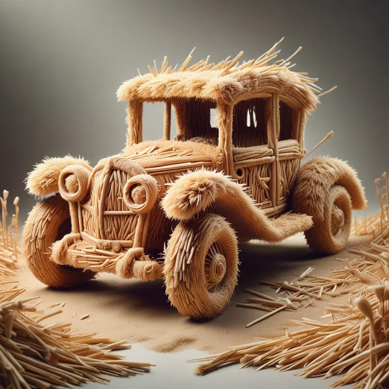 Masterpiece, Car Made Of Straw