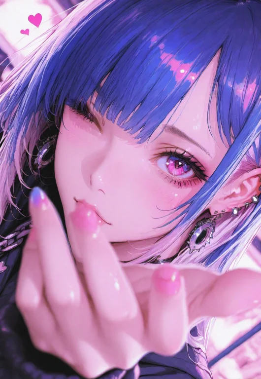 1girl, Solo, Extreme Close-up, Side Angle, One Eye Visible,...