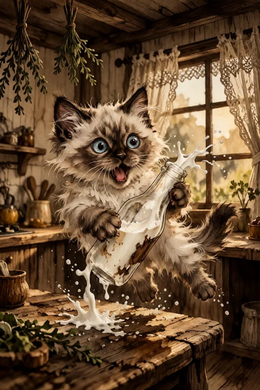 Inkywater, Chromatography, An Adorable Chibi-proportioned Bi...