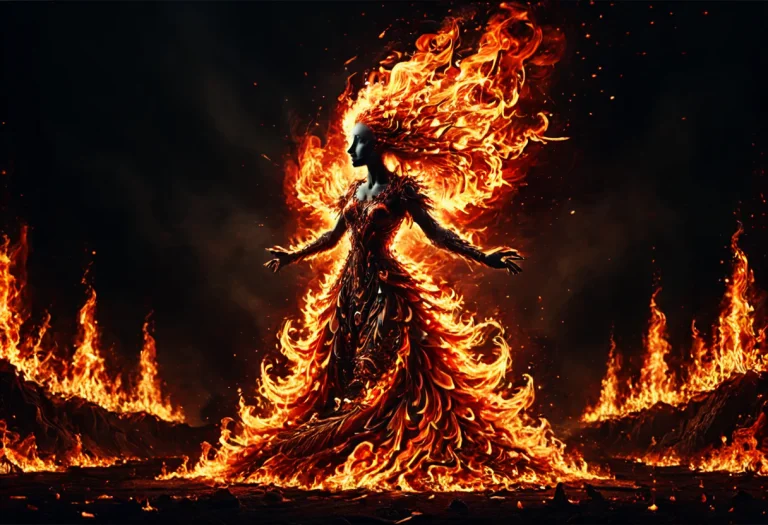 Flames Of Red They Escape The Fire The Battle Rages On, Viol...