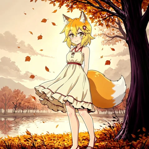 Senkosan. Replace The Original Character With Senkosan While... — FLUX AI Prompt: senko_san. Replace the original character with senko_san while preserving the or...