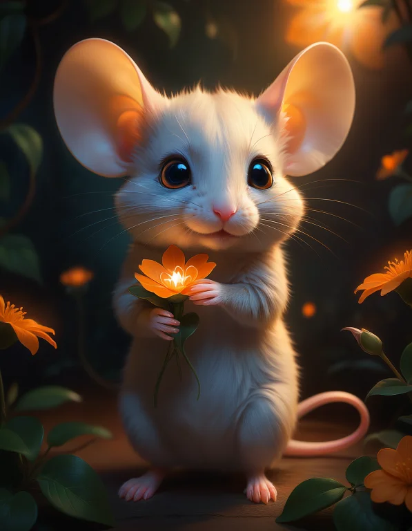 Digital Painting Characterized By Smooth Gradients, Soft Glo...