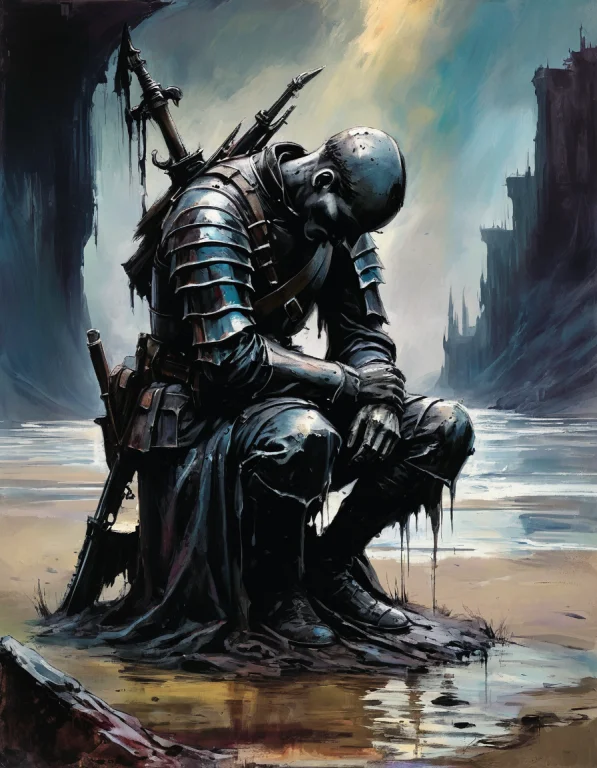 Fantasy-themed, Fantasy Art, Swift Brush Strokes, Pulp0.9, D...