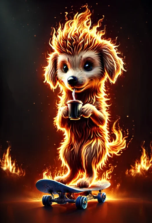 Masterpiece, Aesthetic, Disney Style, 3d, No Humans, Dog, Cu...