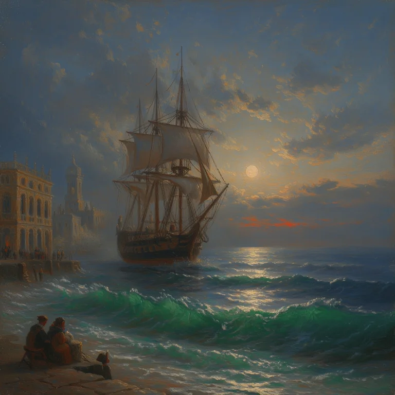 R1280f2aivazovsky The Composition Depicts A Tranquil Coastal...