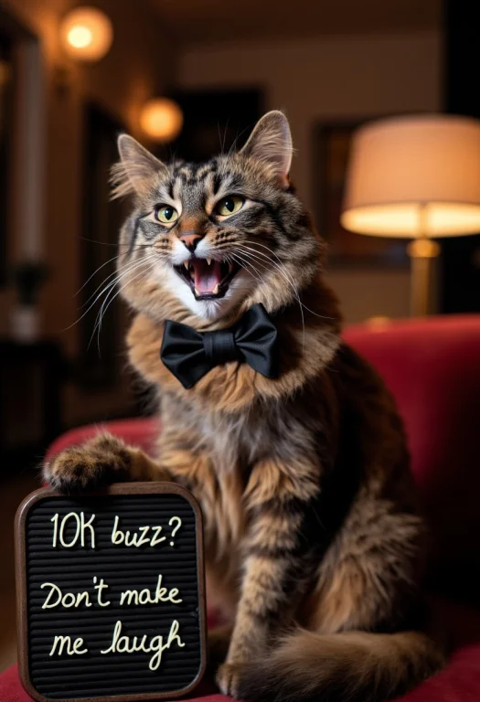 Photograph Of A Happy Fluffy Long-haired Domestic Cat Named...