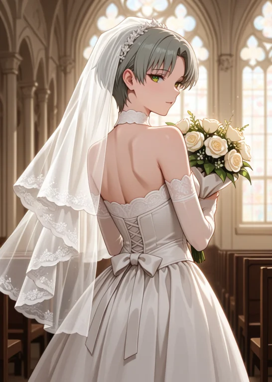 Masterpiece, Best Quality, Solo, Safe, Enishida Meto, Grey H...