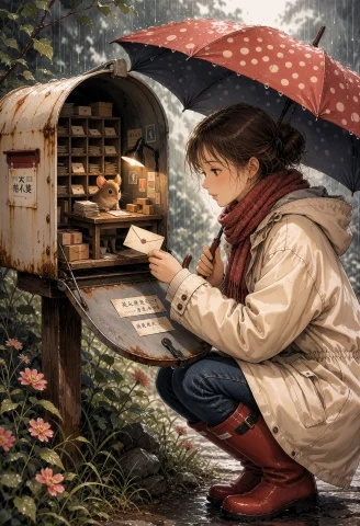 Assistant A Dreamy Anime Style Clean Line And Ink Wash Illus... — Stable Diffusion AI Prompt: assistant A dreamy anime style clean line and ink wash illustration, cinematic w...