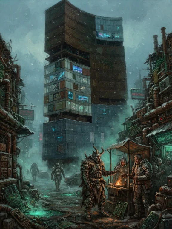 Cyberfuturistic, Rasquache, Tritium Soaked Alleyway, Krampus...